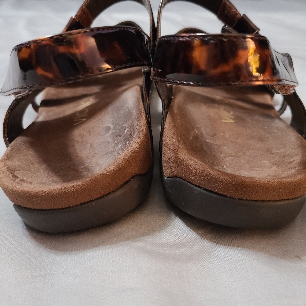 Vionic 44amber Tortoiseshell Sandals 10 - image 5